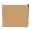 Paviljong med draperier taupe stål vidaXL 3 x 3 m – miniatyr 4