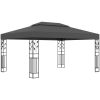 Paviljong med dubbeltak 3x4m antracit vidaXL – miniatyr 1