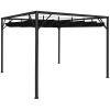 Paviljong med infällbart tak 3x3 m antracit vidaXL – miniatyr 1