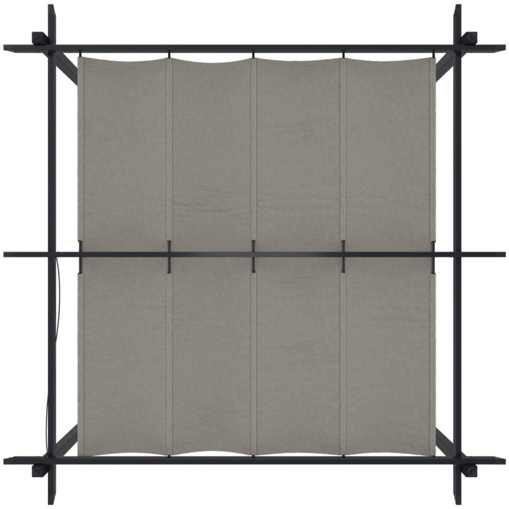 Paviljong med infällbart tak 3x3 m gräddvit vidaXL 3 x 3 x 2.2 m – bild 7