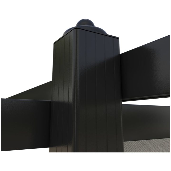 Paviljong med infällbart tak 3x3 m gräddvit vidaXL 3 x 3 x 2.2 m – bild 8