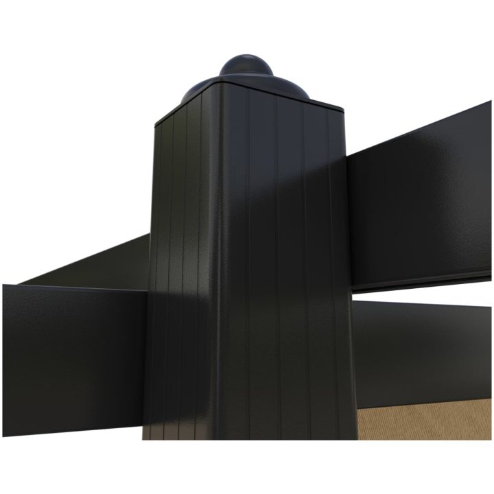 Paviljong med infällbart tak 3x3 m taupe vidaXL 3 x 3 x 2.2 m – bild 8