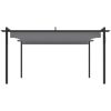 Paviljong med infällbart tak 4x3 m antracit vidaXL 4 x 3 x 2.2 m – miniatyr 3