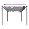 Paviljong med infällbart tak 4x3 m antracit vidaXL 4 x 3 x 2.2 m – miniatyr 5