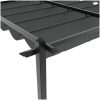 Paviljong med infällbart tak antracit 3x6 m aluminium vidaXL – miniatyr 9