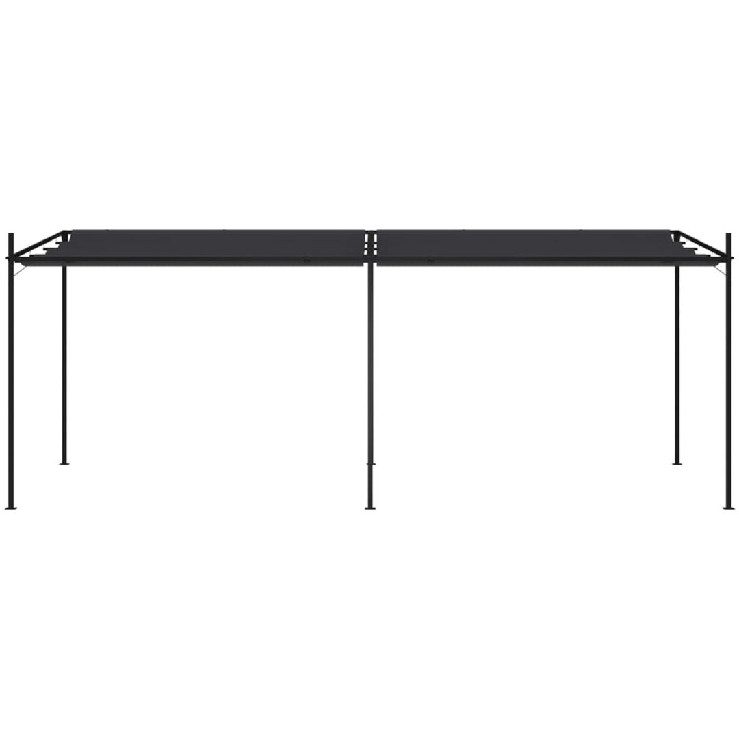 Paviljong med infällbart tak antracit vidaXL 600 x 300 x 233 cm – bild 2