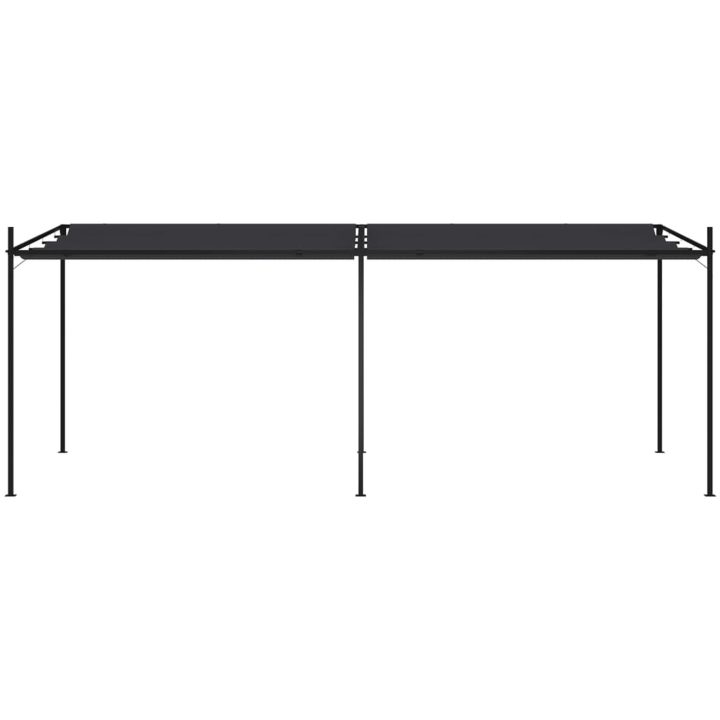 Paviljong med infällbart tak antracit vidaXL 600 x 300 x 233 cm – bild 2