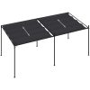 Paviljong med infällbart tak antracit vidaXL 600 x 300 x 233 cm – miniatyr 3