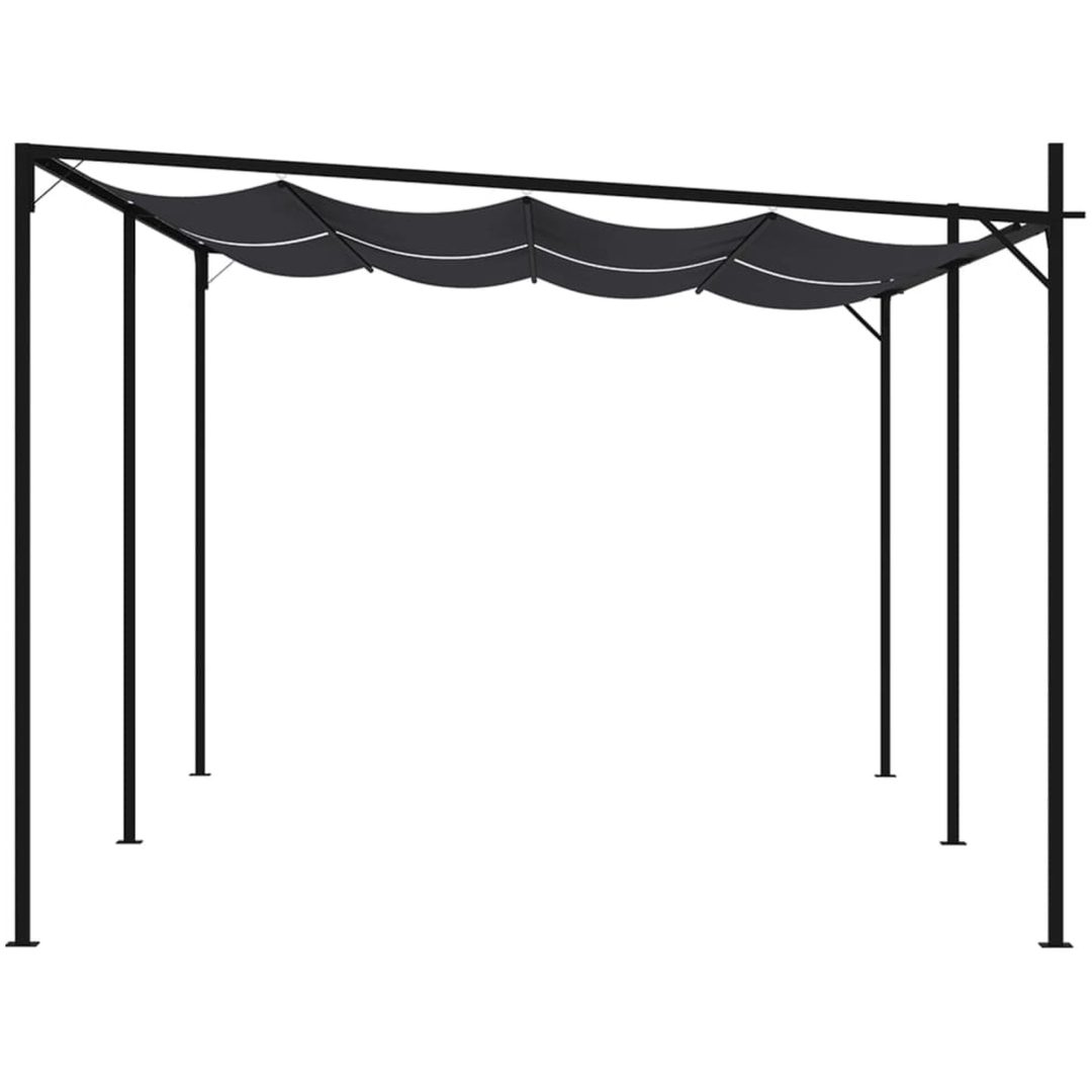 Paviljong med infällbart tak antracit vidaXL 600 x 300 x 233 cm – bild 5