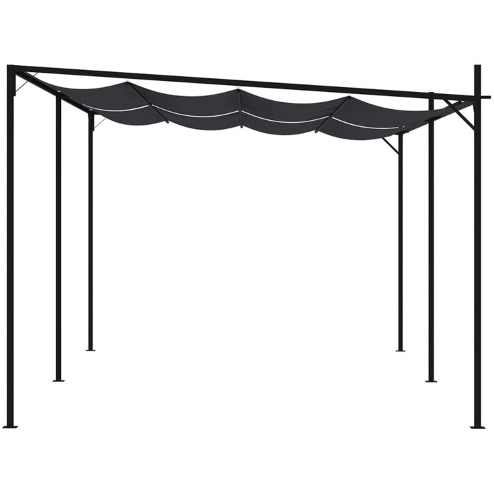 Paviljong med infällbart tak antracit vidaXL 600 x 300 x 233 cm – bild 5
