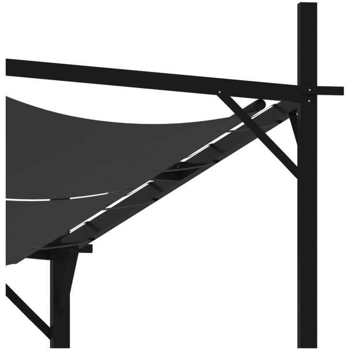 Paviljong med infällbart tak antracit vidaXL 600 x 300 x 233 cm – bild 6