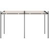 Paviljong med infällbart tak gräddvit vidaXL 400 x 300 x 233 cm – miniatyr 2