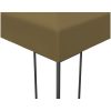 Paviljong med ljusslinga LED 3x4 m taupe vidaXL – miniatyr 6
