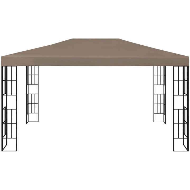 Paviljong med ljusslinga LED 4x3 m taupe vidaXL 3 x 4 m – bild 4
