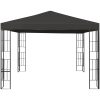Paviljong med ljusslinga LED antracit vidaXL 3 x 3 m – miniatyr 4