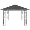 Paviljong med myggnät antracit 180 g/m² vidaXL 4 x 3 x 2.73 m – miniatyr 4