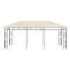 Paviljong med myggnät gräddvit vidaXL 6 x 3 x 2,73 m – miniatyr 3