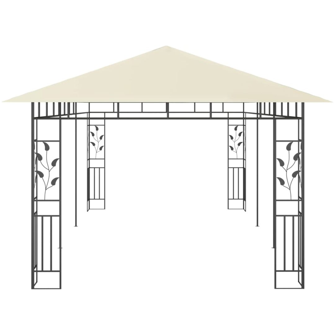 Paviljong med myggnät gräddvit vidaXL 6 x 3 x 2,73 m – bild 4