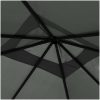Paviljong med stolpar antracit 160 g/m² vidaXL 3 x 3 x 2.6 m – miniatyr 3