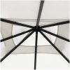Paviljong med stolpar gräddvit 160 g/m² vidaXL 3 x 3 x 2.6 m – miniatyr 3