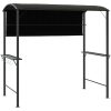 Paviljong med tak 220x110x200 cm antracit vidaXL – miniatyr 2