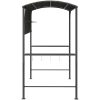 Paviljong med tak 220x110x200 cm antracit vidaXL – miniatyr 4
