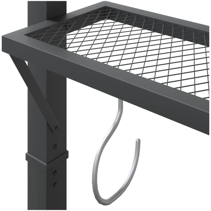 Paviljong med tak 220x110x200 cm antracit vidaXL – bild 6