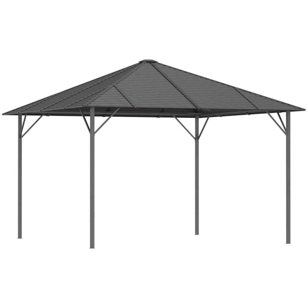 Paviljong med tak antracit vidaXL 3 x 3 m – bild 2