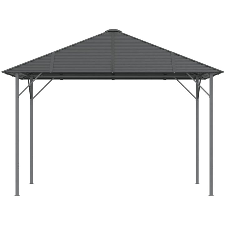 Paviljong med tak antracit vidaXL 3 x 3 m – bild 3