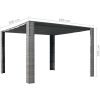Paviljong med tak konstrotting grå och antracit vidaXL 300 x 300 x 200 cm – miniatyr 4