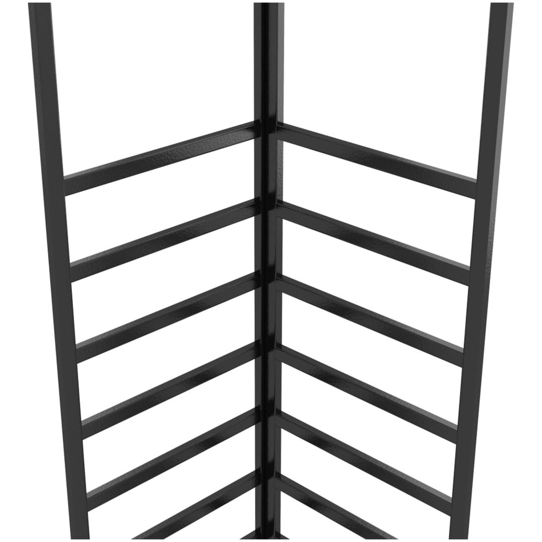 Paviljong pulverlackerat stål 4x3x2,7 m vit vidaXL 3 x 4 m – bild 5