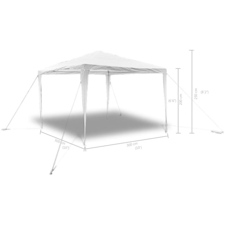 Paviljong pyramid-tak vidaXL 3 x 3 m – bild 6