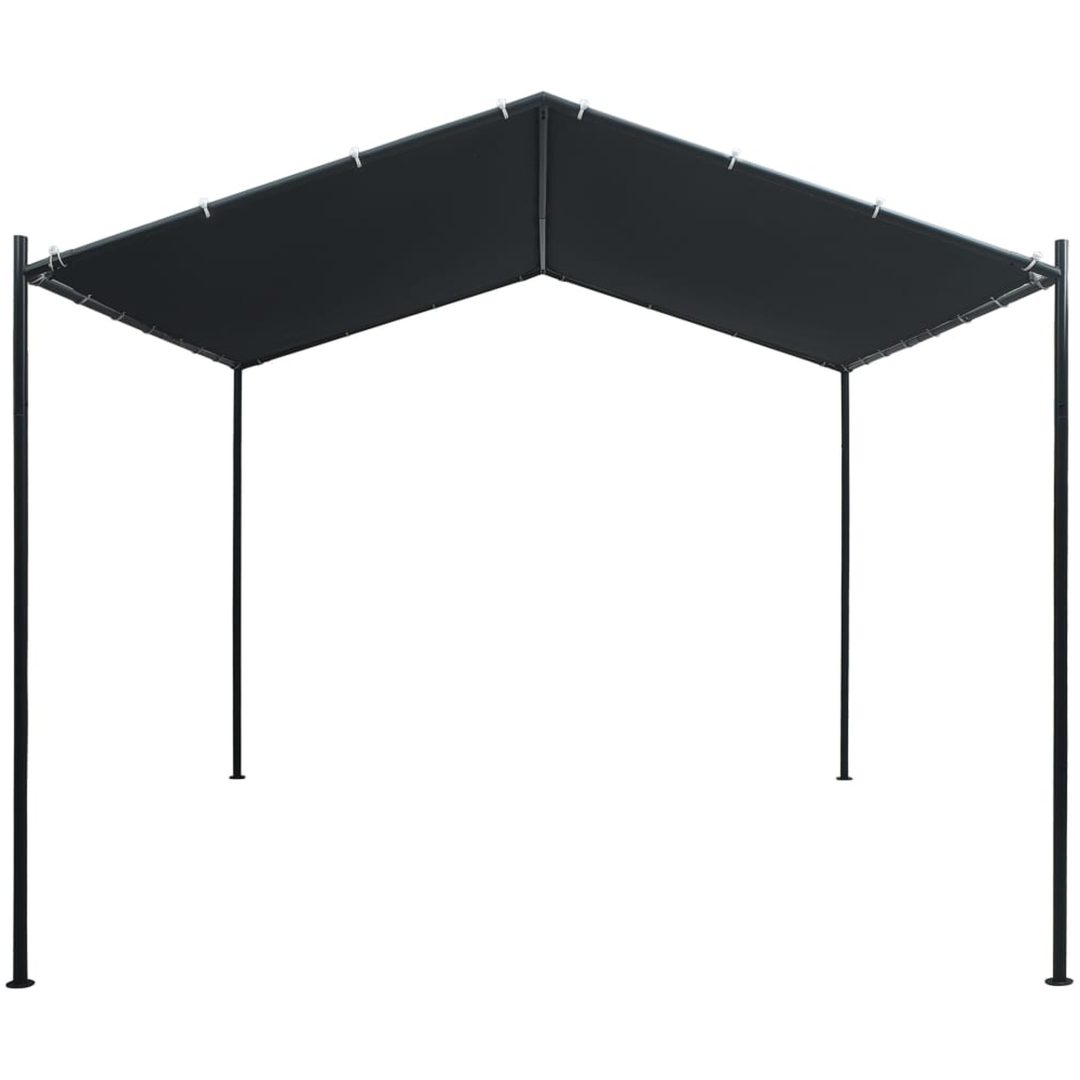 Paviljong stål antracit vidaXL 3 x 3 m – bild 3