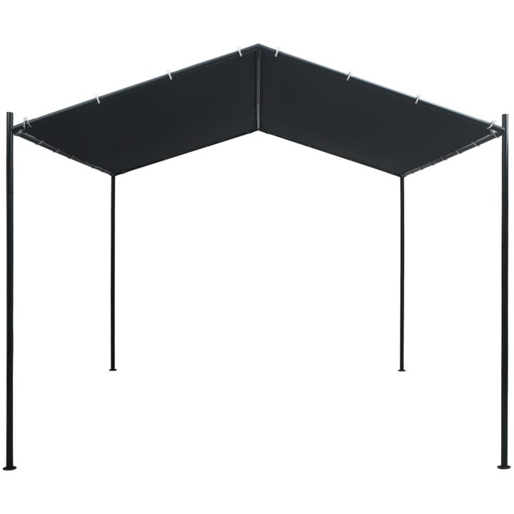 Paviljong stål antracit vidaXL 3 x 3 m – bild 3