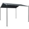 Paviljong stål antracit vidaXL 3 x 3 m – miniatyr 1