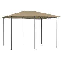 Paviljong taupe 160 g/m² vidaXL