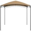 Paviljong taupe 180 g/m² vidaXL 3 x 3 x 2.65 m – miniatyr 2