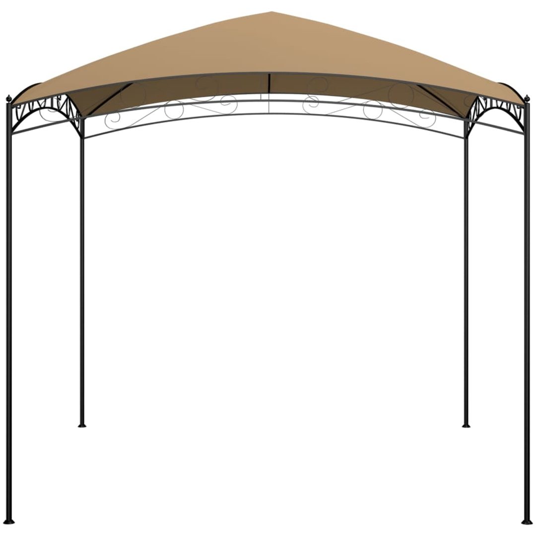 Paviljong taupe 180 g/m² vidaXL 3 x 3 x 2.65 m – bild 2