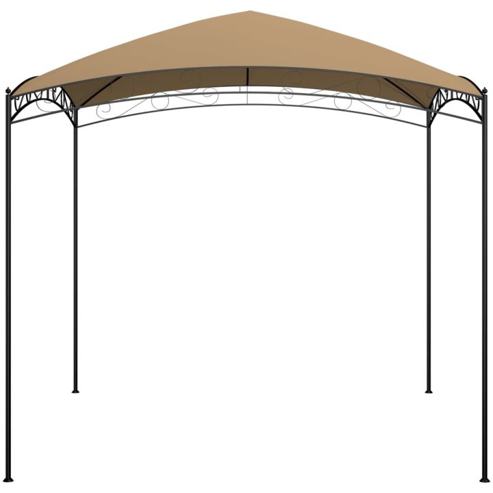 Paviljong taupe 180 g/m² vidaXL 3 x 3 x 2.65 m – bild 2
