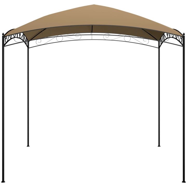 Paviljong taupe 180 g/m² vidaXL 3 x 3 x 2.65 m – bild 3