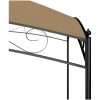 Paviljong taupe 180 g/m² vidaXL 3 x 3 x 2.65 m – miniatyr 4