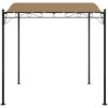 Paviljong taupe 2x2,3 m 180 g/m² tyg och stål vidaXL – miniatyr 3