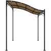 Paviljong taupe 2x2,3 m 180 g/m² tyg och stål vidaXL – miniatyr 4