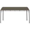 Paviljong taupe vidaXL 4 x 3 x 2.55 m – miniatyr 2