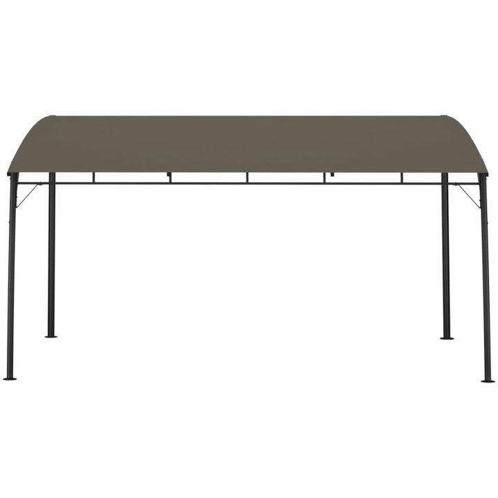Paviljong taupe vidaXL 4 x 3 x 2.55 m – bild 2