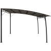 Paviljong taupe vidaXL 4 x 3 x 2.55 m – miniatyr 3