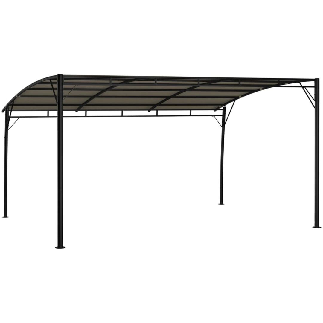 Paviljong taupe vidaXL 4 x 3 x 2.55 m – bild 4