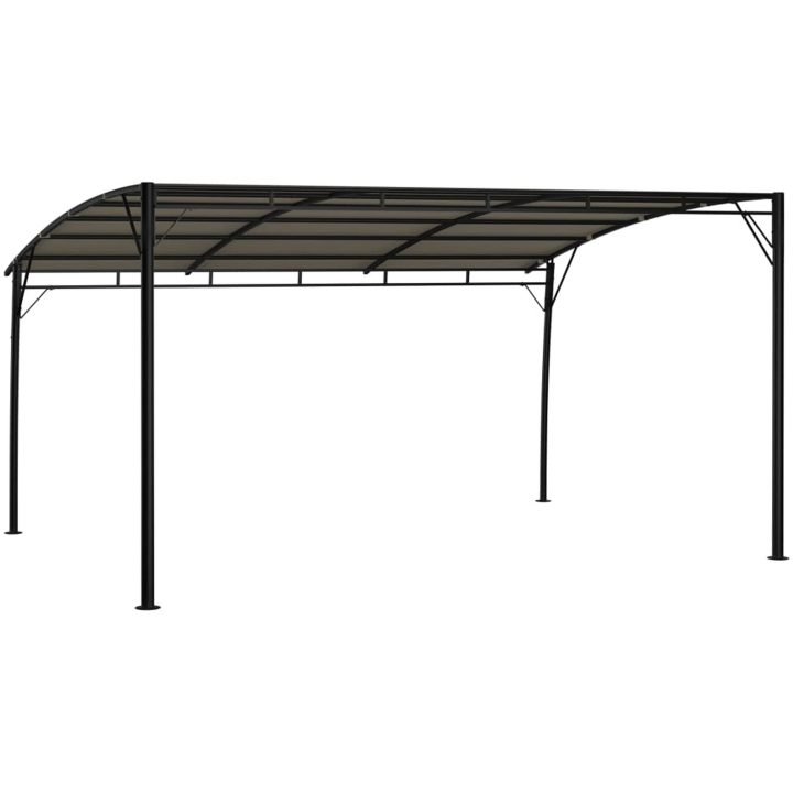 Paviljong taupe vidaXL 4 x 3 x 2.55 m – bild 4