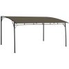 Paviljong taupe vidaXL 4 x 3 x 2.55 m – miniatyr 1