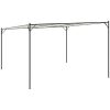 Paviljong vit 4x4 m 180 g/m² tyg och stål vidaXL – miniatyr 6